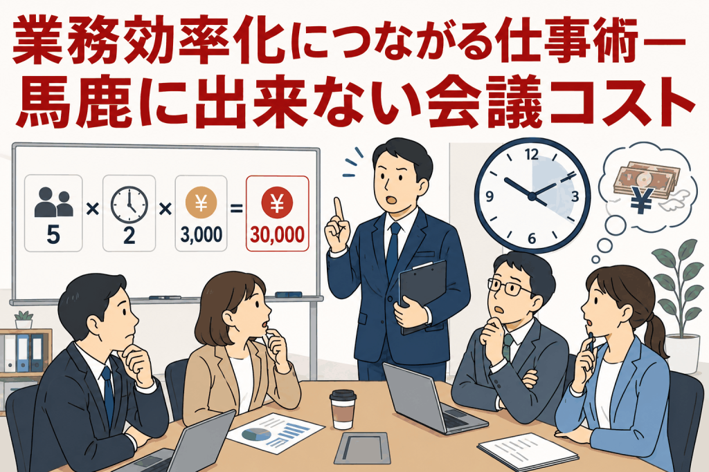 業務効率化につながる仕事術―馬鹿に出来ない会議コスト
