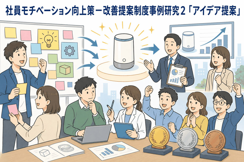 社員モチベーション向上策―改善提案制度事例研究2「アイデア提案」