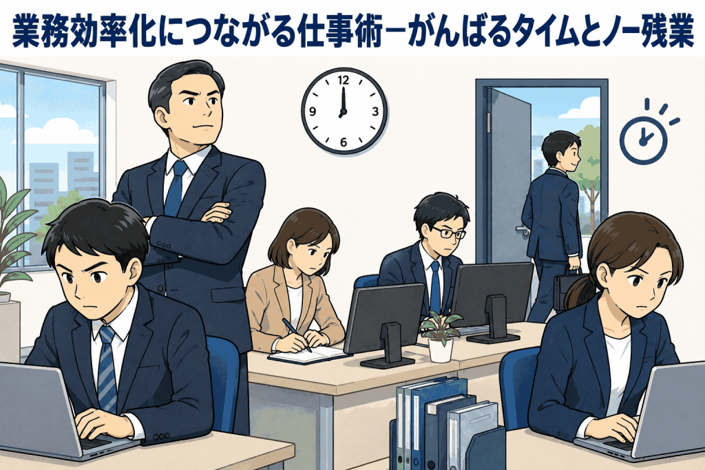 業務効率化につながる仕事術―がんばるタイムとノー残業