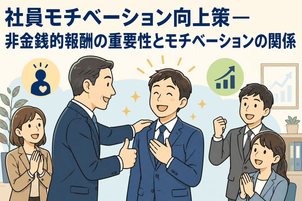 社員モチベーション向上策―非金銭的報酬の重要性とモチベーションの関係