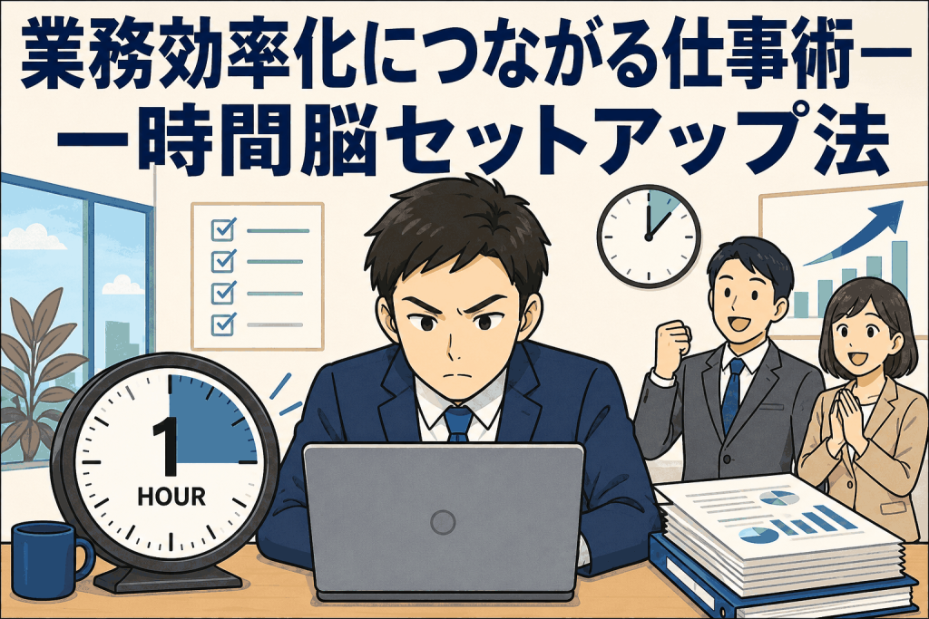 業務効率化につながる仕事術― 一時間脳セットアップ法