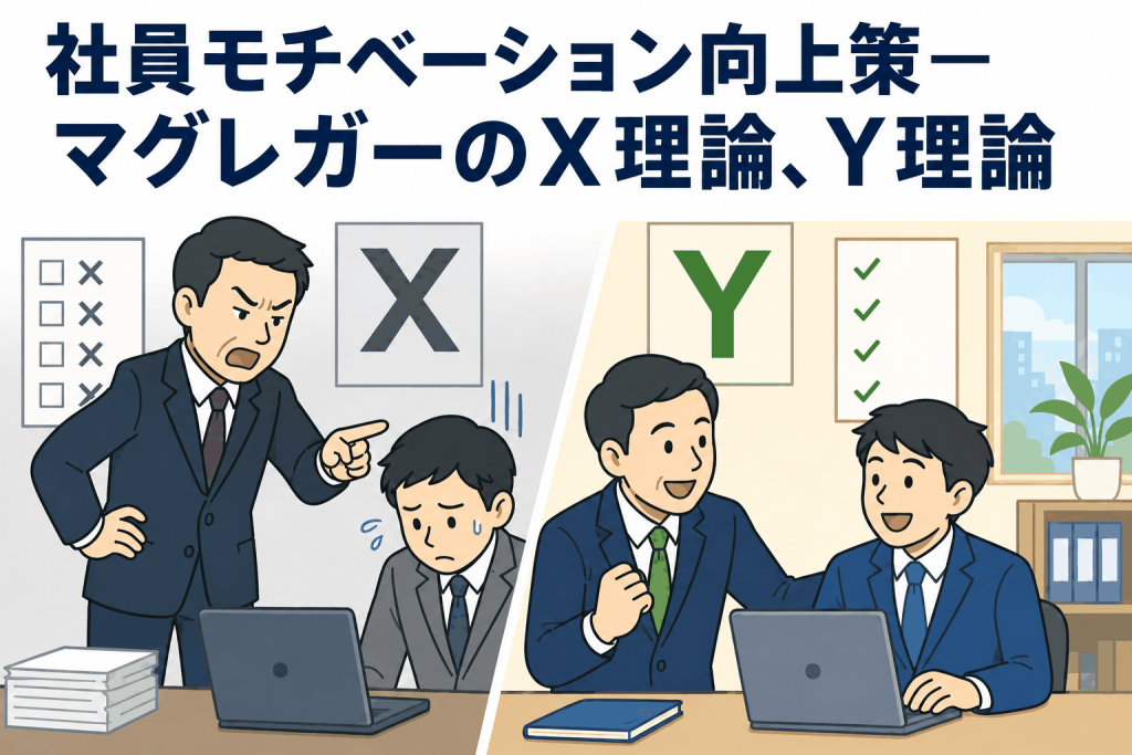 社員モチベーション向上策―マグレガーのＸ理論、Ｙ理論