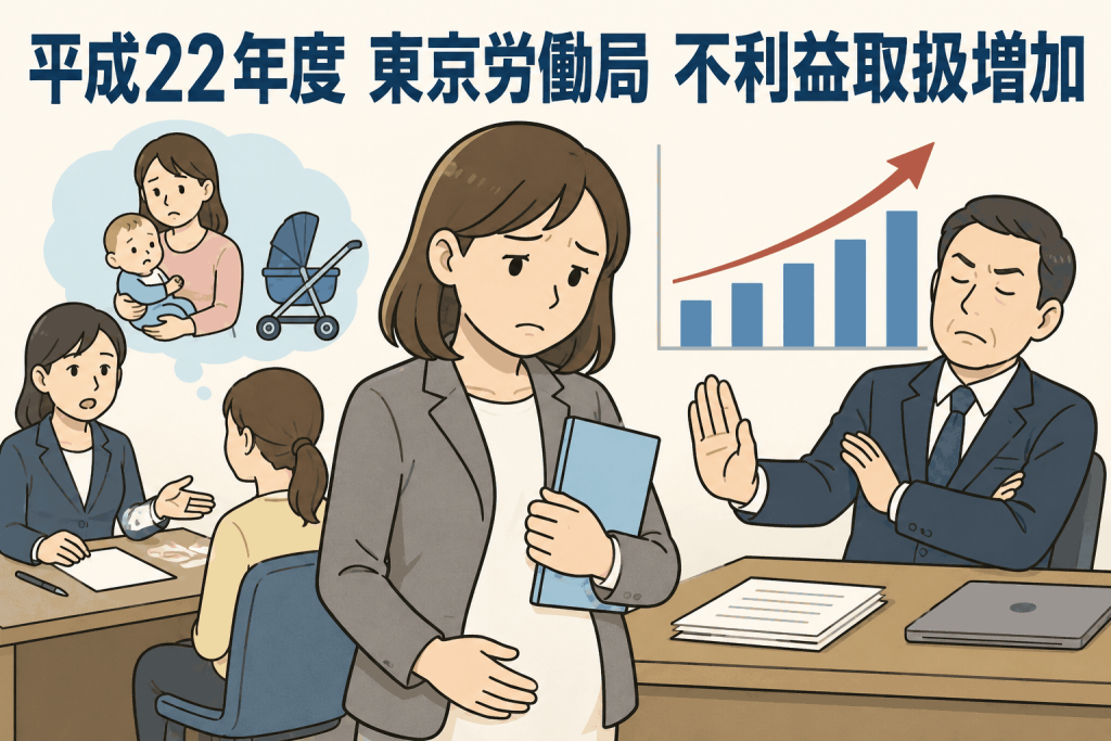 平成22年度 東京労働局 不利益取扱増加