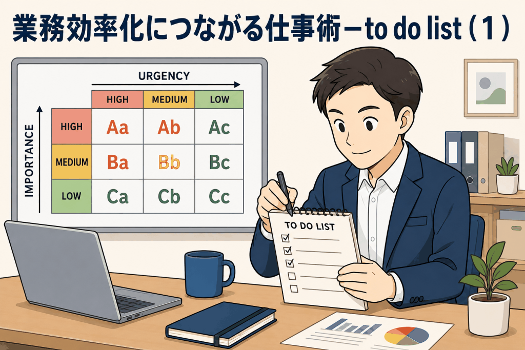 業務効率化につながる仕事術―to do list(1)