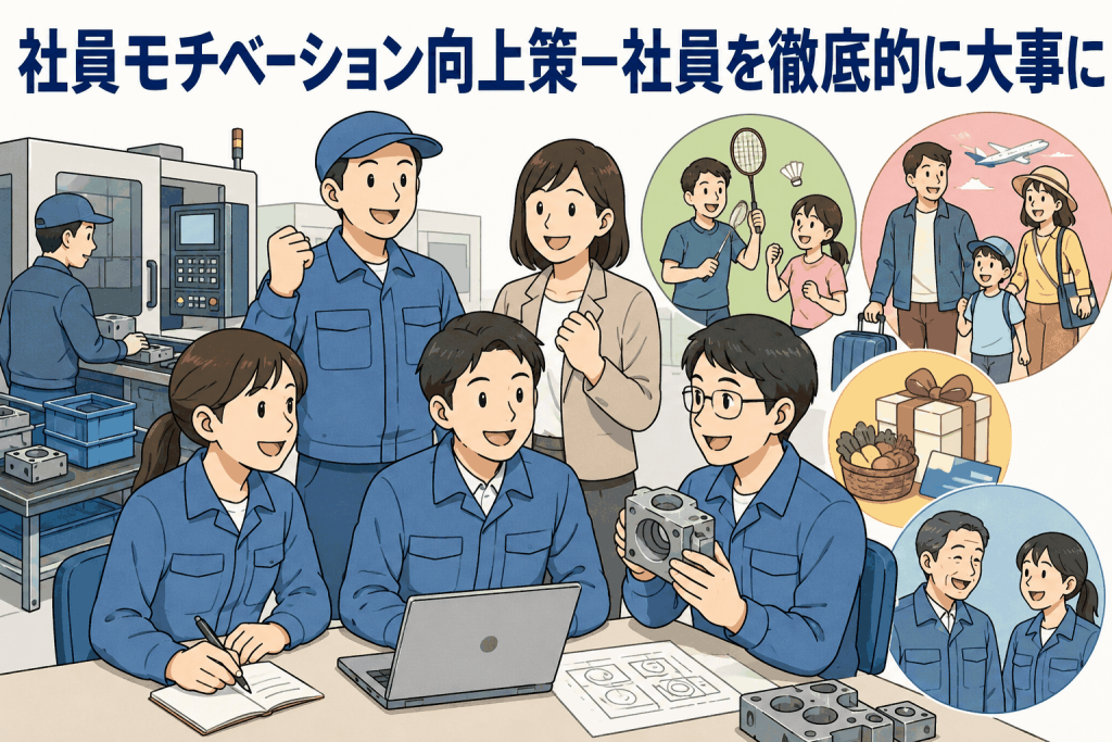 社員モチベーション向上策―社員を徹底的に大事に