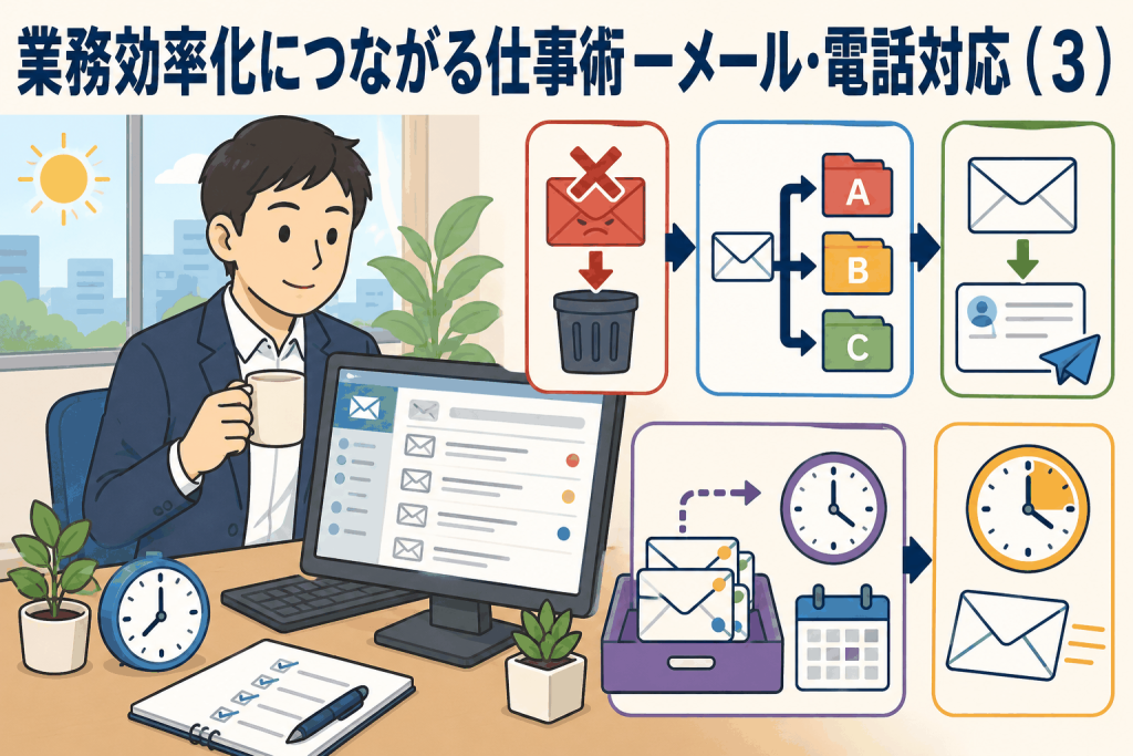 業務効率化につながる仕事術―メール・電話対応（３）