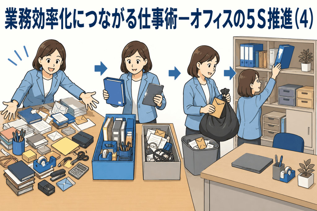 業務効率化につながる仕事術―オフィスの5S推進(4)