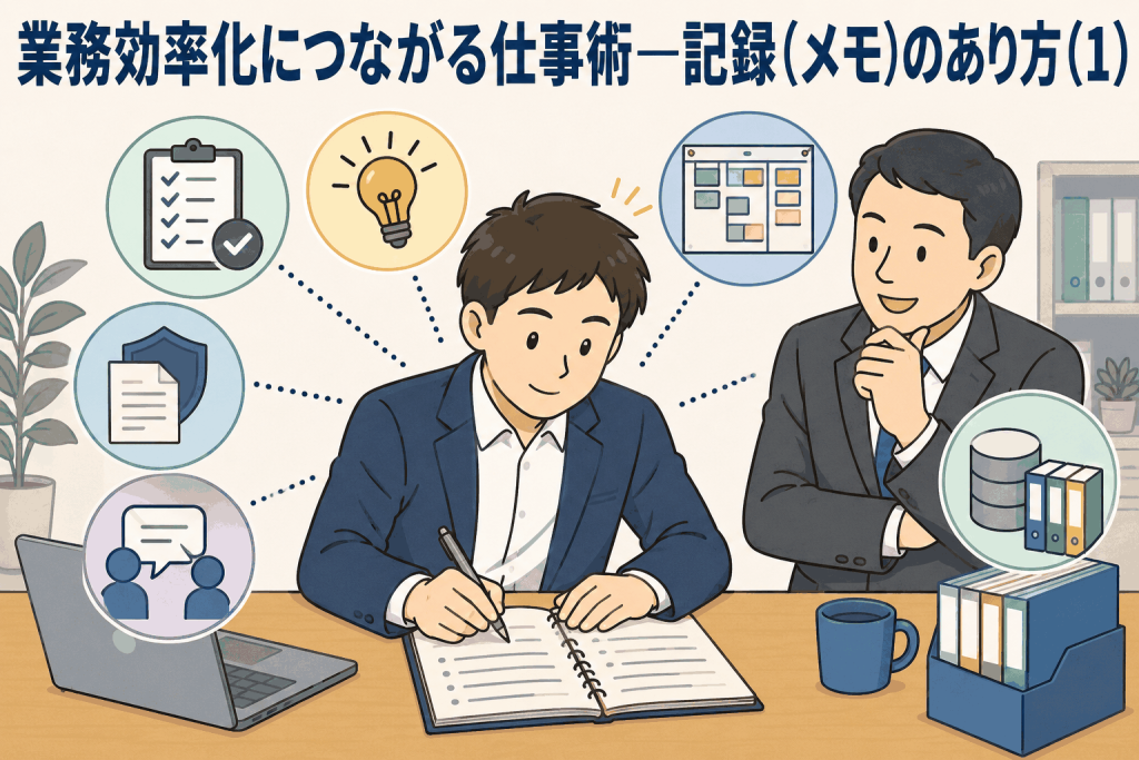 業務効率化につながる仕事術―記録(メモ)のあり方(1)