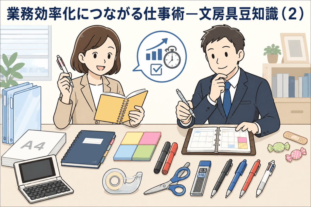 業務効率化につながる仕事術―文房具豆知識(2)