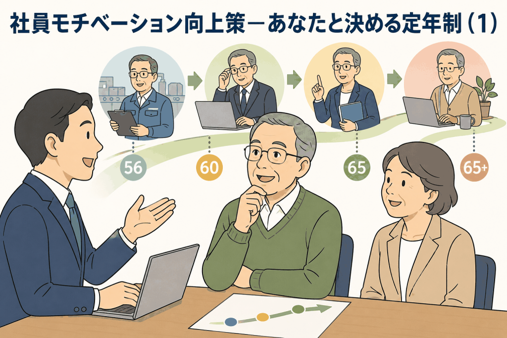 社員モチベーション向上策―あなたと決める定年制（１）