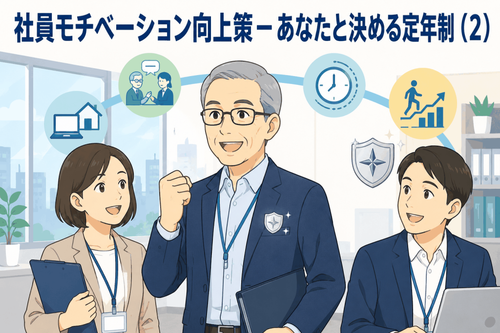 社員モチベーション向上策―あなたと決める定年制(2)