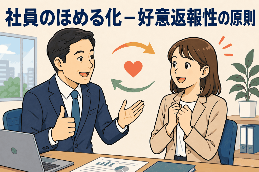 社員のほめる化-好意返報性の原則