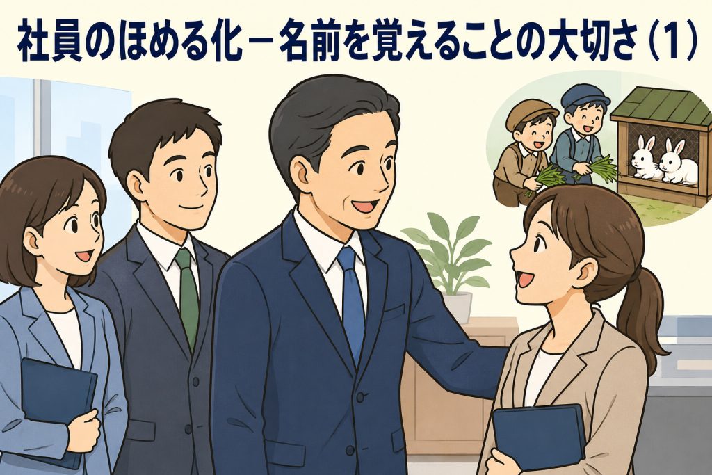 社員のほめる化-名前を覚えることの大切さ(1)