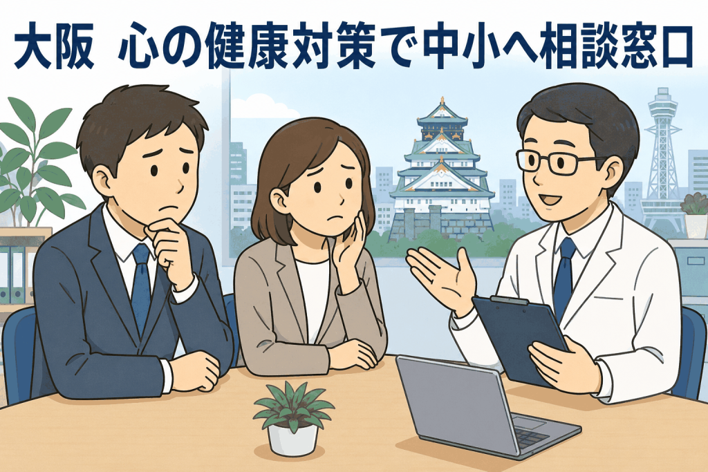 大阪 心の健康対策で中小へ相談窓口