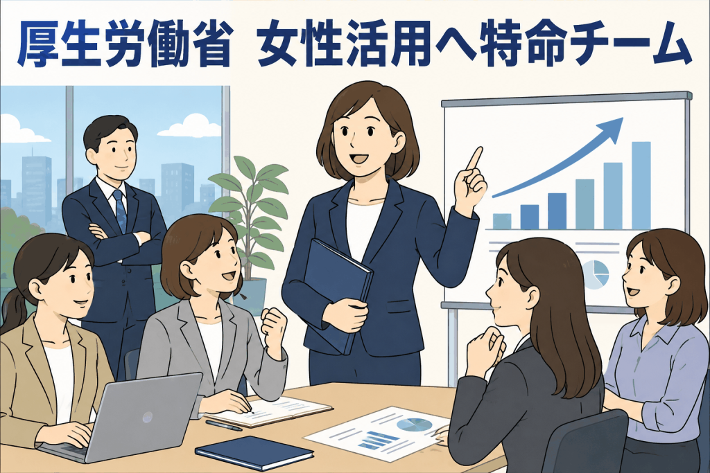 厚生労働省 女性活用へ特命チーム