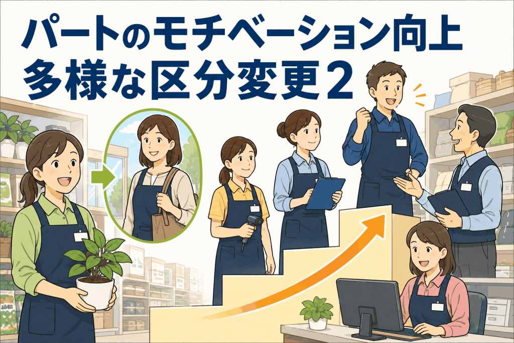 パートのモチベーション向上 多様な区分変更2
