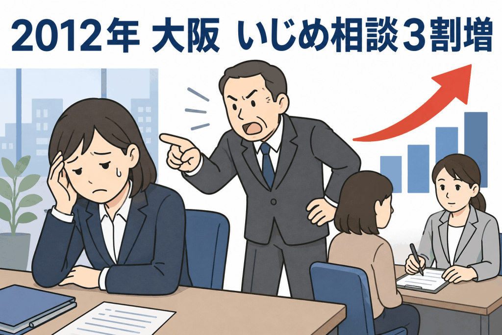 2012年 大阪 いじめ相談3割増