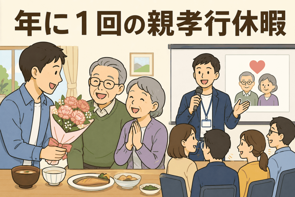 年に1回の親孝行休暇
