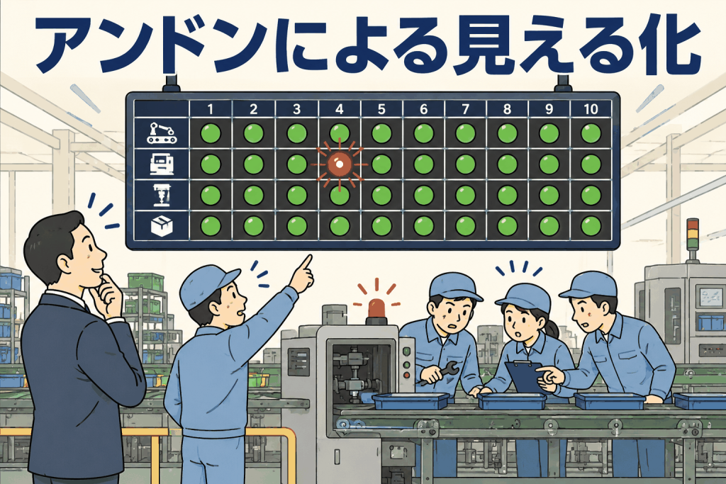アンドンによる見える化