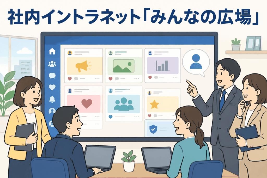 社内イントラネット「みんなの広場」