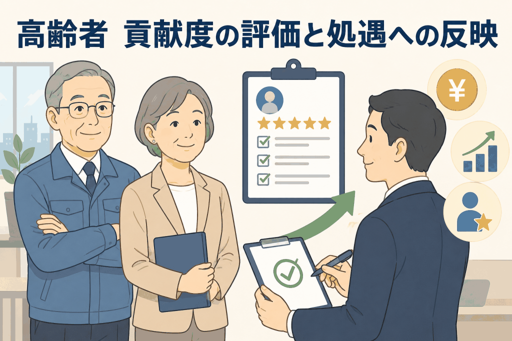 高齢者 貢献度の評価と処遇への反映