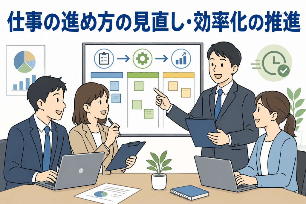 仕事の進め方の見直し・効率化の推進