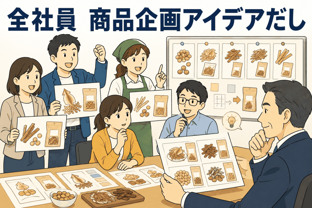 全社員 商品企画アイデアだし