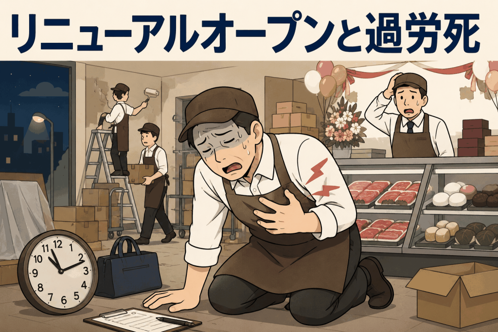 リニューアルオープンと過労死
