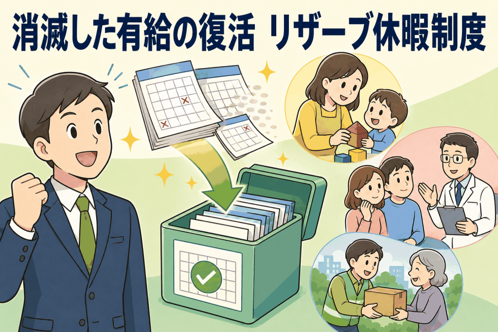 消滅した有給の復活 リザーブ休暇制度