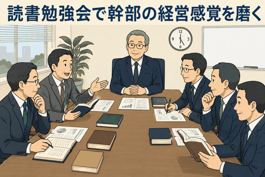 読書勉強会で幹部の経営感覚を磨く