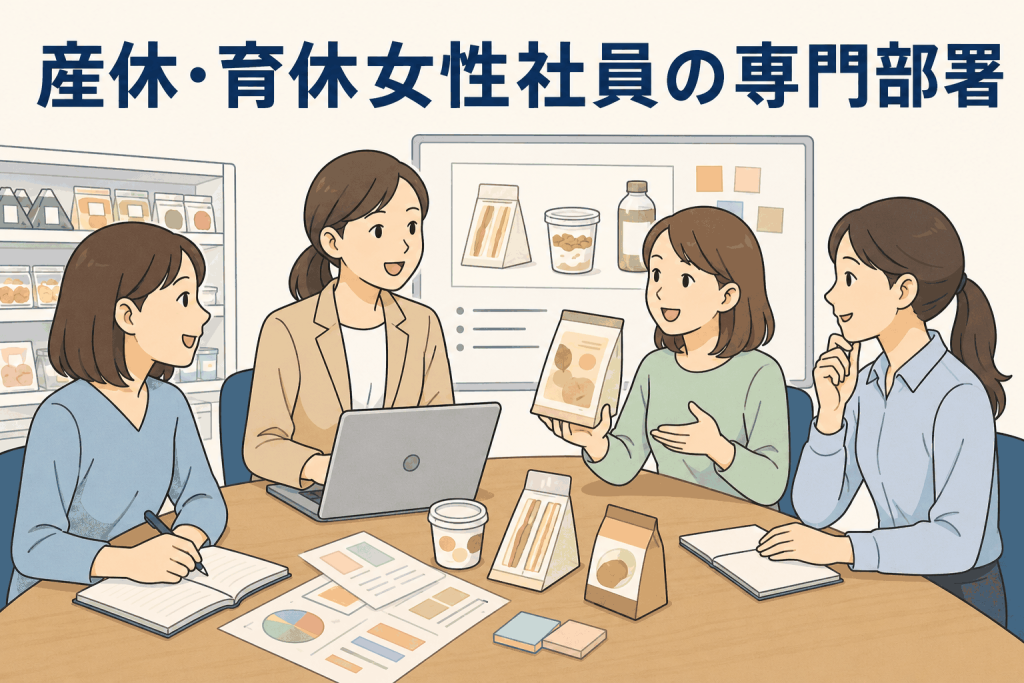産休・育休女性社員の専門部署
