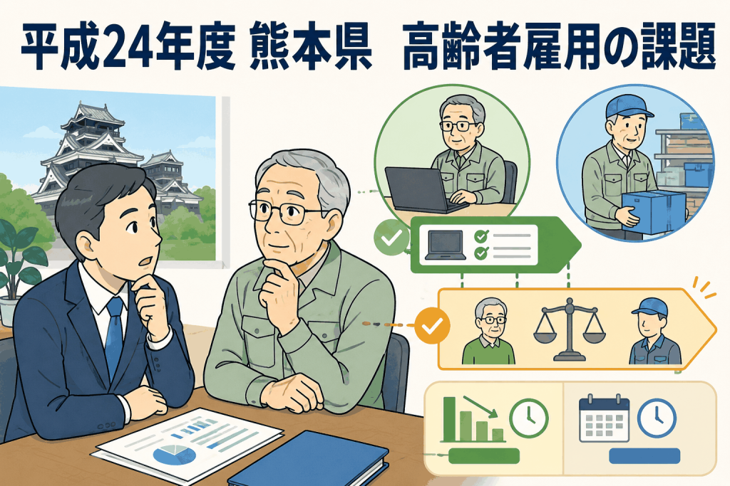 平成24年度 熊本県 高齢者雇用の課題