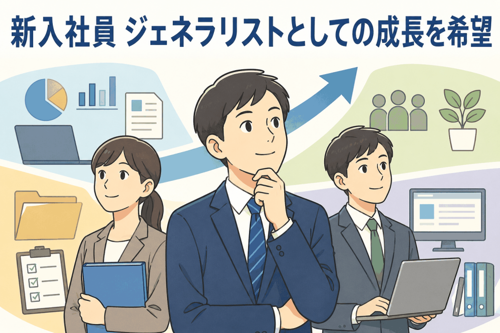 新入社員 ジェネラリストとしての成長を希望