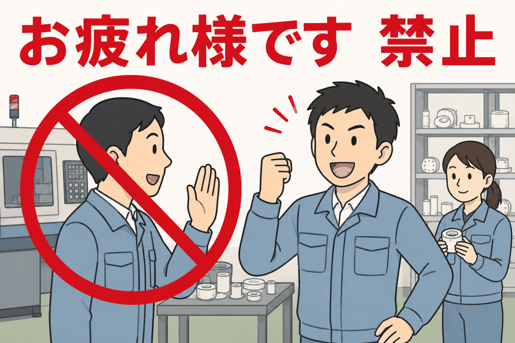 お疲れ様です 禁止