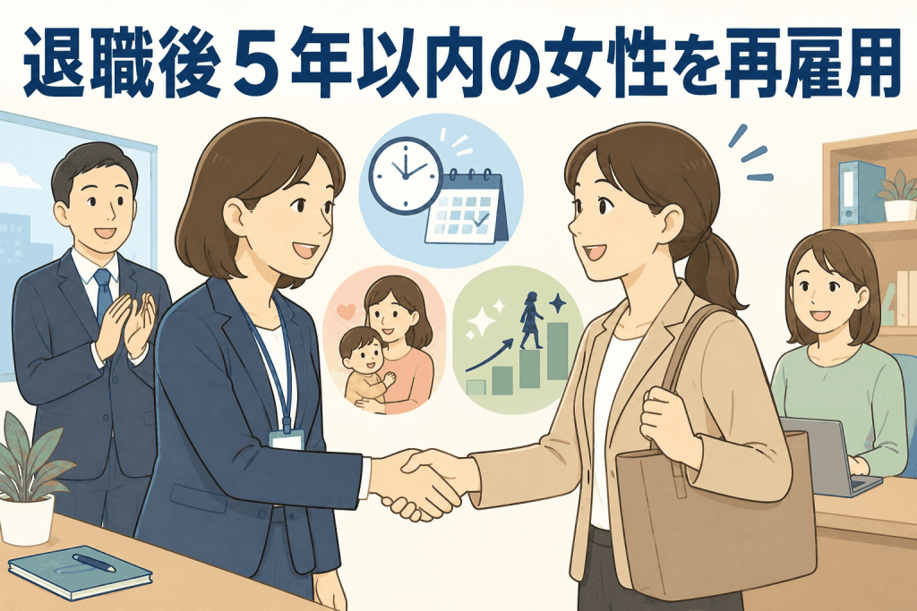 退職後５年以内の女性を再雇用