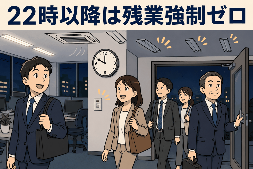 22時以降は残業強制ゼロ