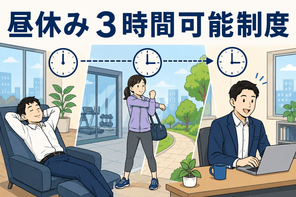 昼休み3時間可能制度