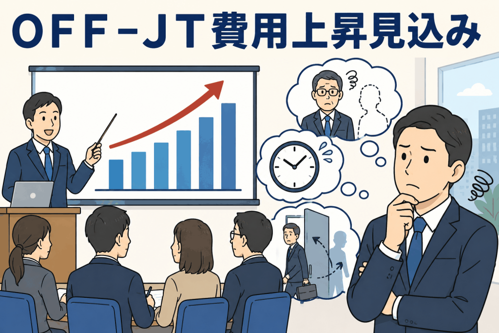 OFF-JT費用上昇見込み