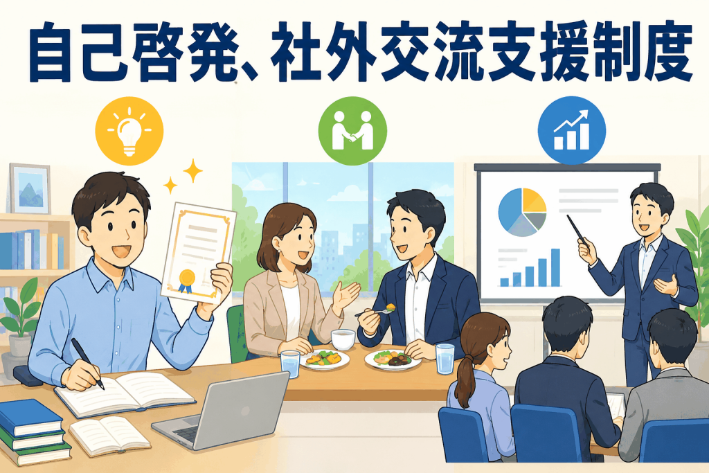 自己啓発、社外交流支援制度