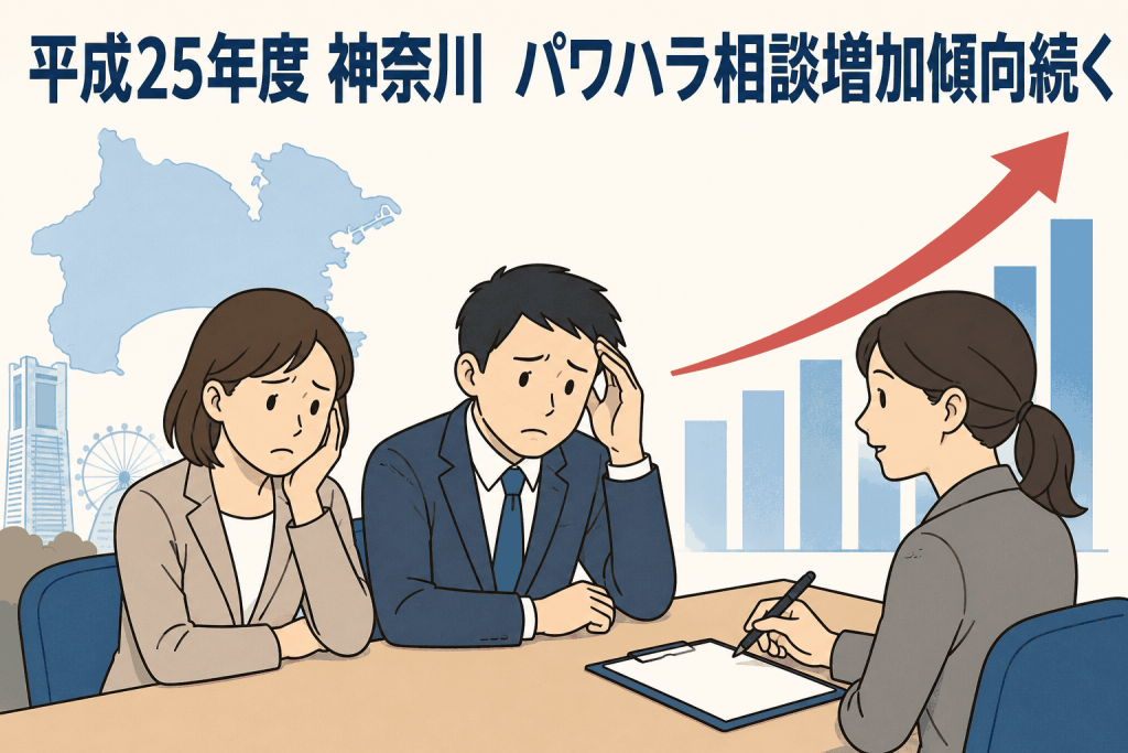 平成25年度 神奈川 パワハラ相談増加傾向続く
