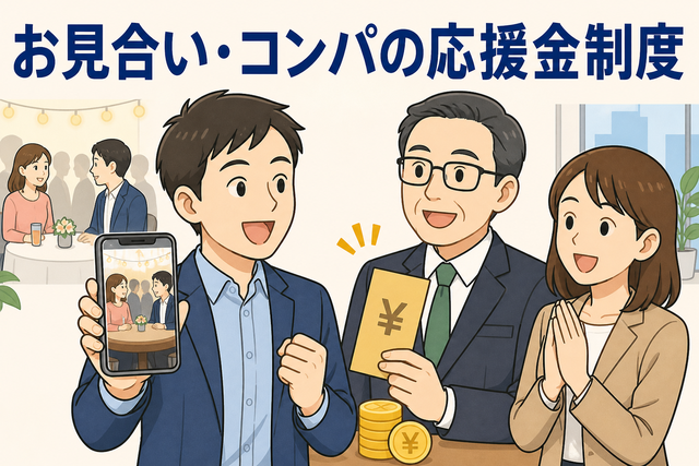 お見合い・コンパの応援金制度