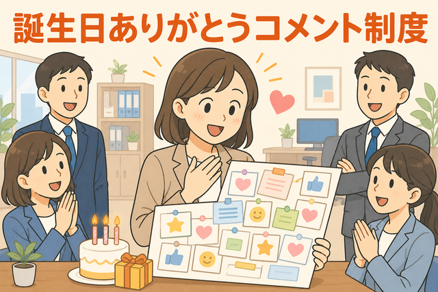 誕生日ありがとうコメント制度