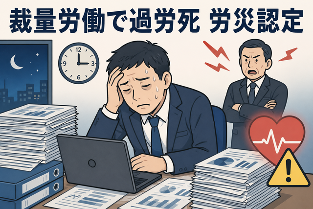 裁量労働で過労死 労災認定