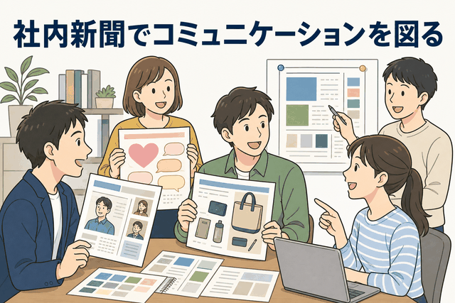 社内新聞でコミュニケーションを図る