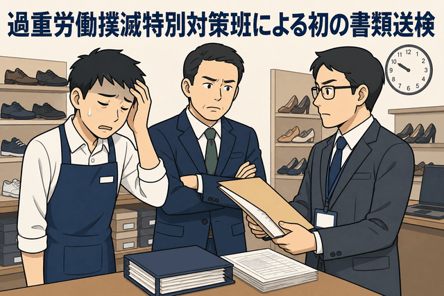 過重労働撲滅特別対策班による初の書類送検