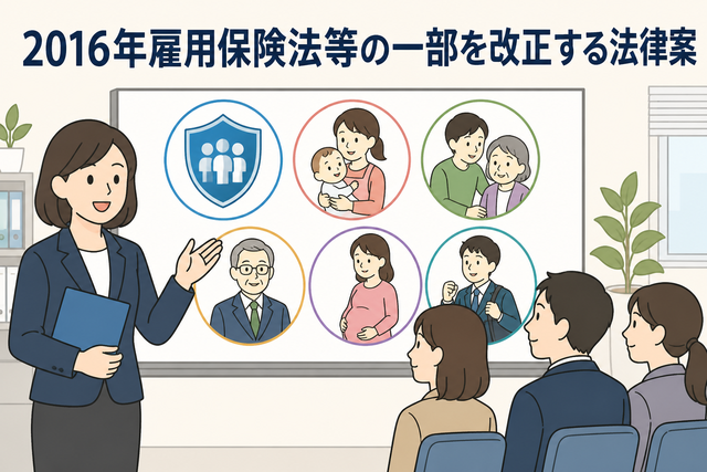 2016年雇用保険法等の一部を改正する法律案