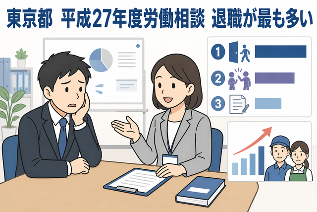 東京都 平成27年度労働相談 退職が最も多い