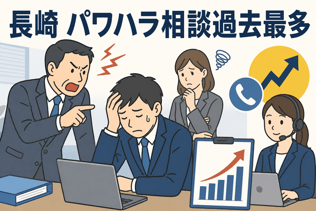 長崎 パワハラ相談過去最多