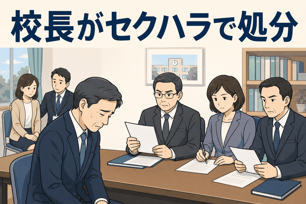 校長がセクハラで処分