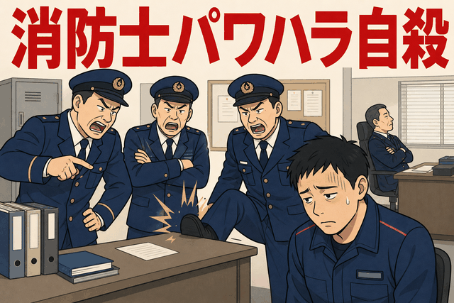 消防士パワハラ自殺